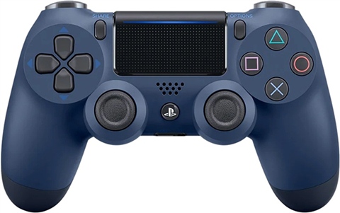 プレステ4 PS4 Official Dual Shock 4 Midnight Blue Controller (V2), B - CeX